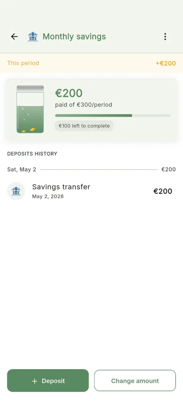 Your savings goals