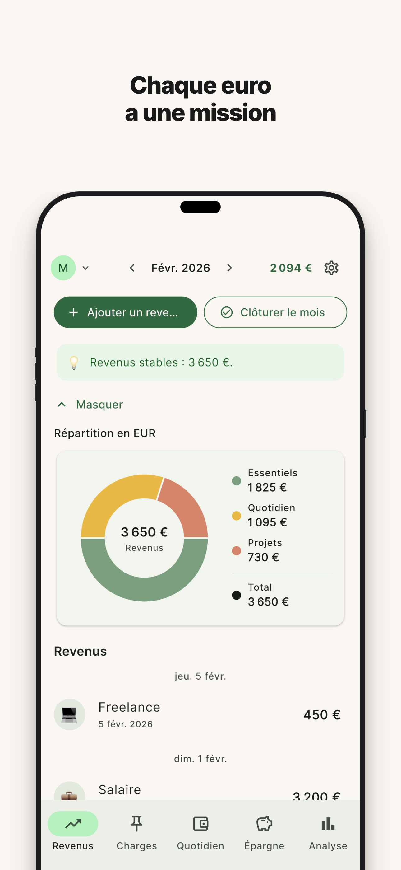 Créez votre budget en 3 clics